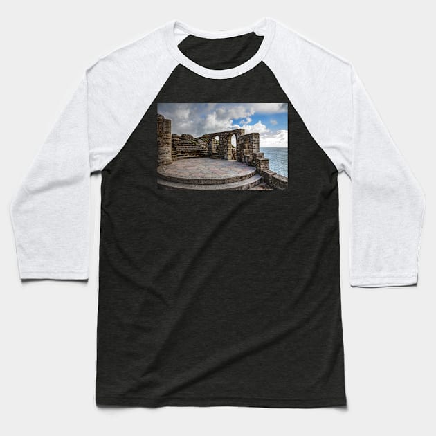 Minack Theatre, Porthcurno, Cornwall, UK Baseball T-Shirt by tommysphotos